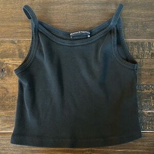 Brandy Melville Charcoal Ribbed Tank